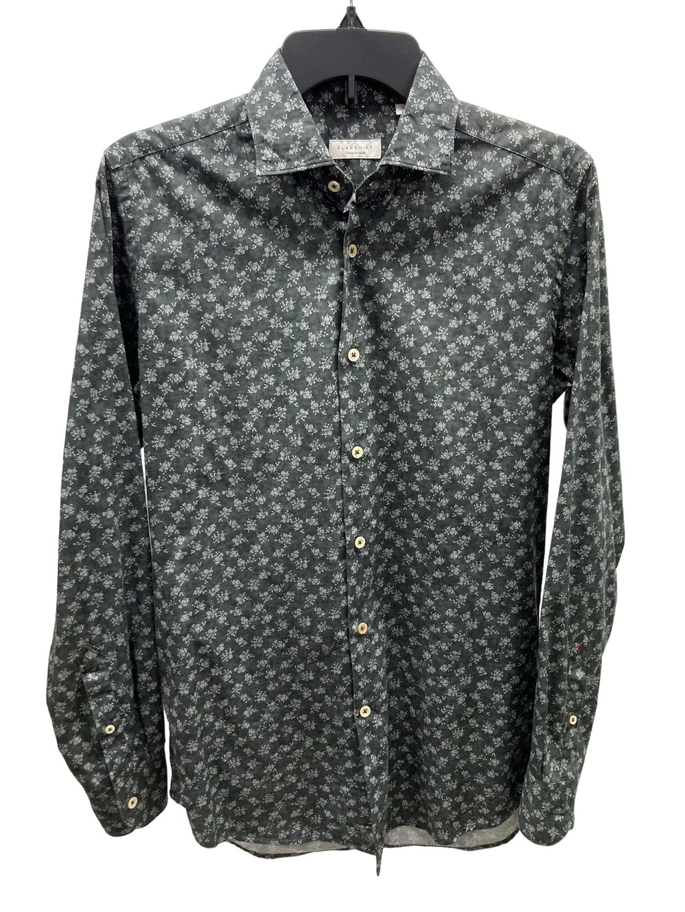 Glanshirt by Slowear Gray Floral Dress/Casual Shirt 15 / 38